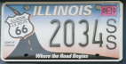 Licence Plate Illinois