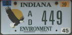 Licence Plate Indiana