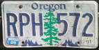 Licence Plate Oregon