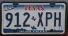 Licence Plate Texas