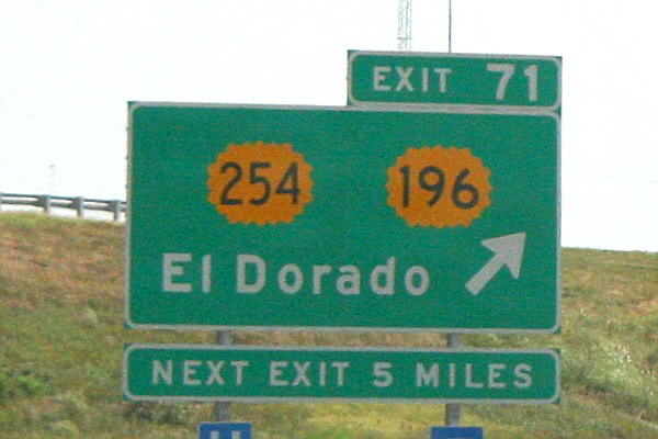 Road Sign Kansas