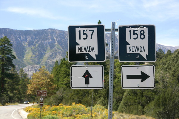 Road Sign Nevada