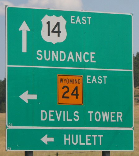 Road Sign Wyoming