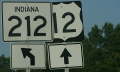 Road Sign Indiana