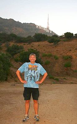 Lal@ am Hollywoodschild September 2005