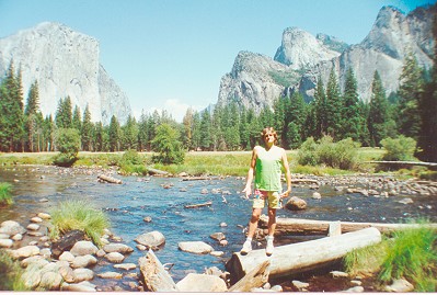 Lala im Yosemite Valley 1992 Lala im Yosemite Valley 1992