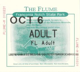 Flume Gorge Ticket