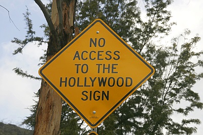 No Access To The Hollywood Sign