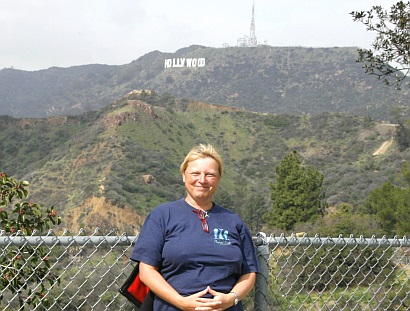 Hollywoodsign vom Griffith Observatorium aus gesehen
