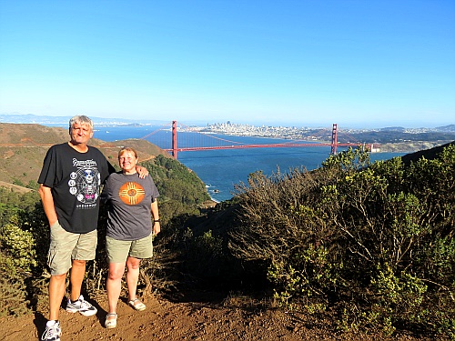 MArin Highlands mit Blick auf die Golden Gate MArin Highlands mit Blick auf die Golden Gate