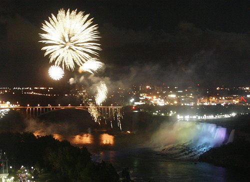Niagara Falls Feuerwerk