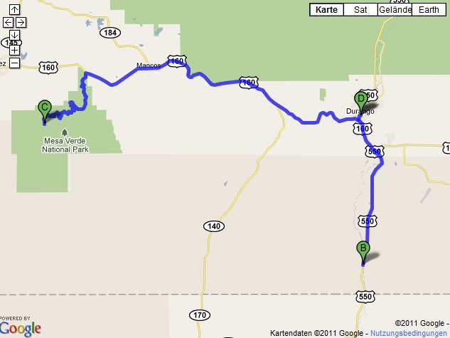 Durango - Mesa Verde - Durango