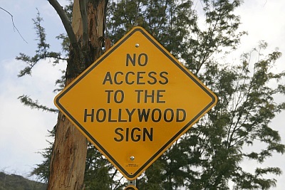 No Access To The Hollywood Sign