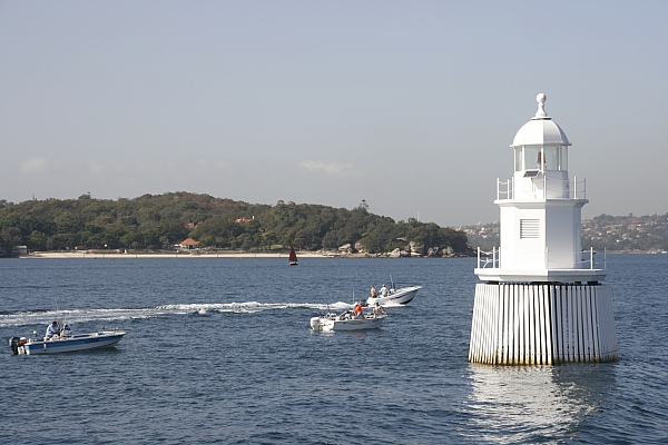 Leuchtturm in der Bucht von Sydney