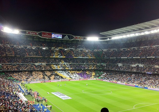 Estadio Santiago Bernabu in Madrid 