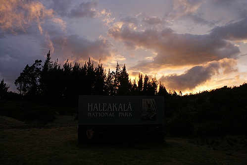 Sonnenuntergang am Haleakala