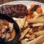 26.5.2017 GW Hunters Restaurant in Post Falls/Idaho<br />New York Steak & Scampi<br />9 ounce cut charbroiled, 4 Jumbo Gulf Shrimpssauteed with garlic, white wine, tomato, Mushroom and onion. <br />21 $