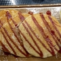 31.3.2023<br />Strawberry Pancakes bei der Burger Federation im Airport in Doha<br />Inklusive eines großen Cafe Americano 14,28 €