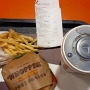 19.8.2023 - Whopper with Cheese Menu bei Burger King im  Oslo Airport<br />147,00 NOK = 12,96 €