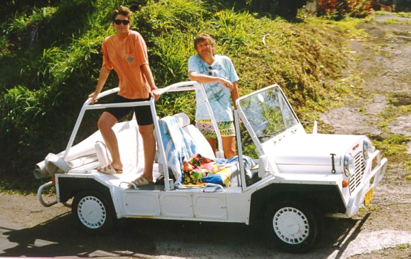 Ein Moke auf Grenada