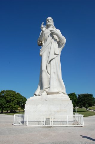 Christusstatue ber der Bucht von Havanna
