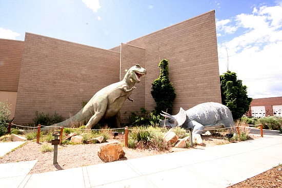 Utah Field House of Natural History State Park Museum - Triceratops und T. Rex