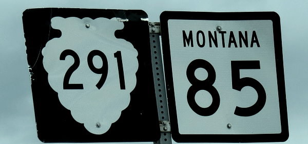 Montana Road Sign