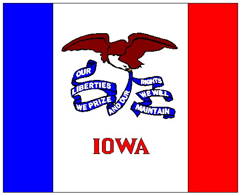 State Flag Iowa