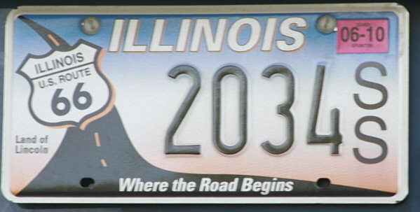 Licence Plate Illinois