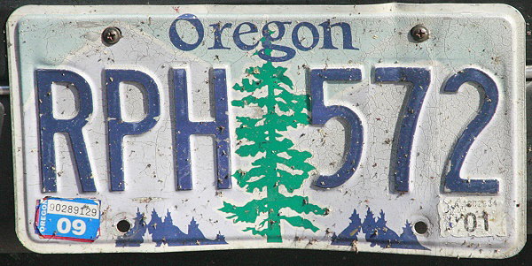 Licence Plate Oregon
