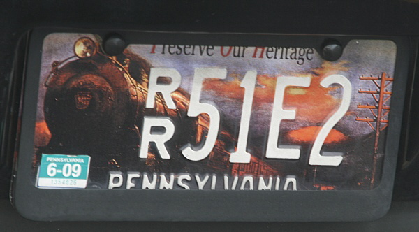 Licence Plate Pennsylvania