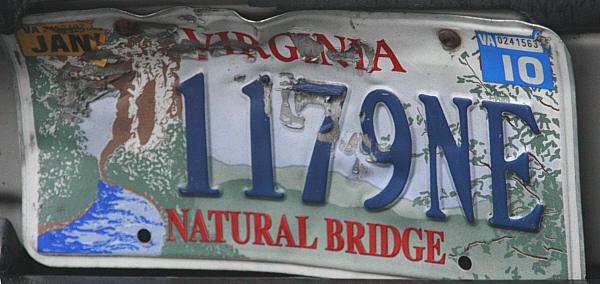 Licence Plate Virginia