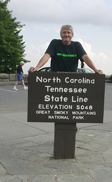 North Carolina - Tennessee State Line