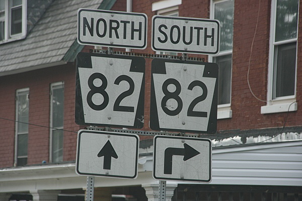 Road Sign Pennsylvania