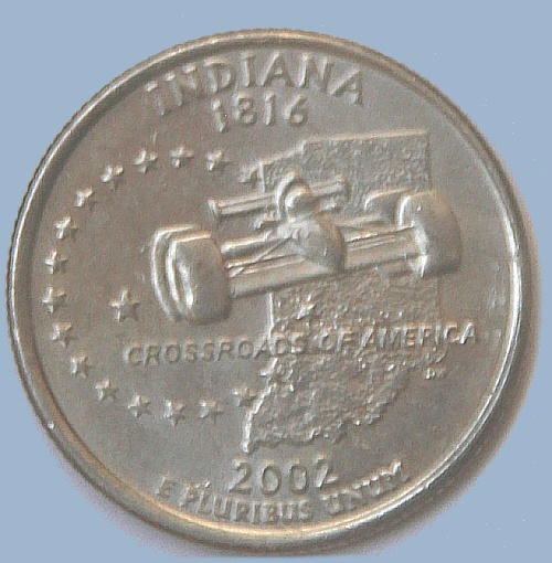 State Quarter Indiana