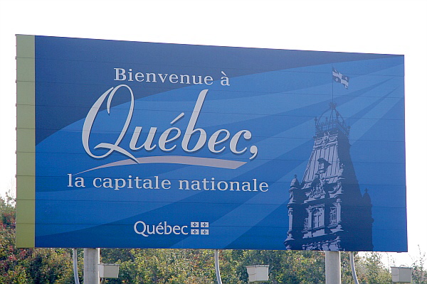 Bienvenue a Quebec