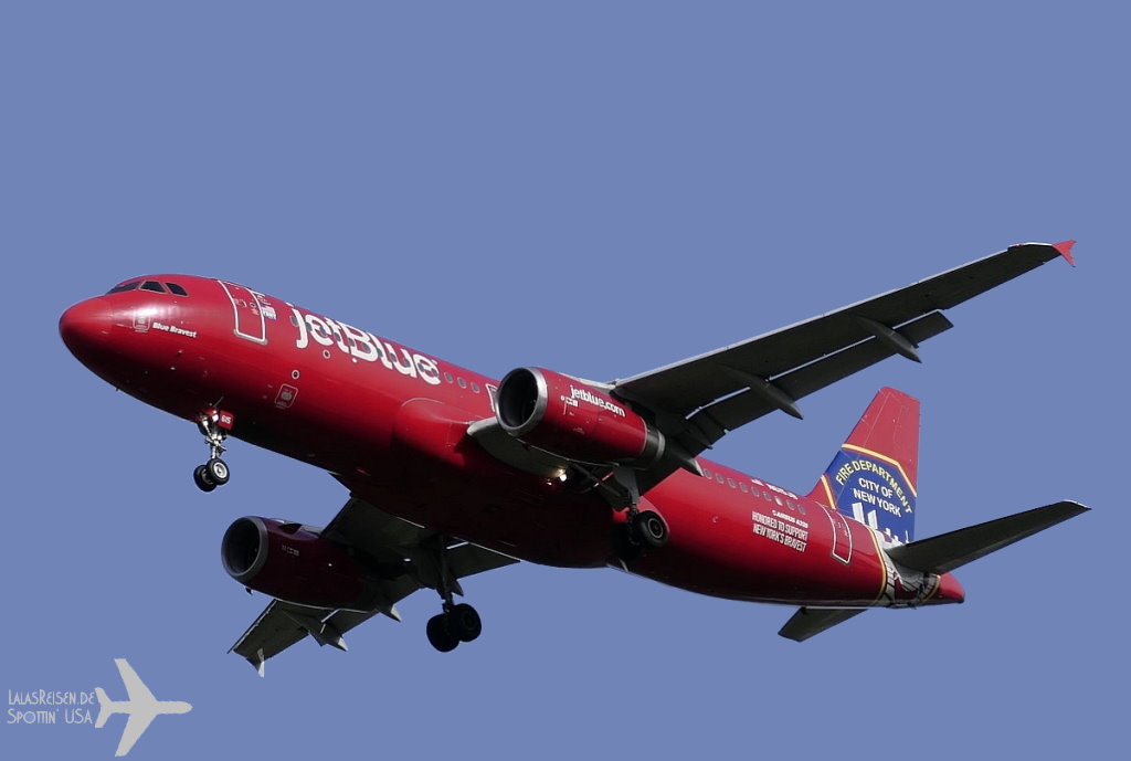 jetBlue Airways - Airbus A320-232 - N615JB/Blue Bravest "New York City Fire Department" special colours