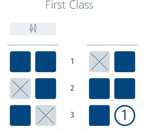 American Airlines A320 First Class Domestic