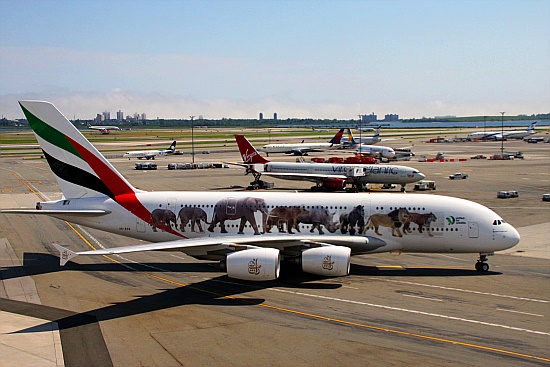Emirates Airbus A380-861 - A6-EEQ "United for Wildlife" special colours Emirates Airbus A380-861 - A6-EEQ "United for Wildlife" special colours