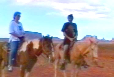 Reiten im Monument Valley