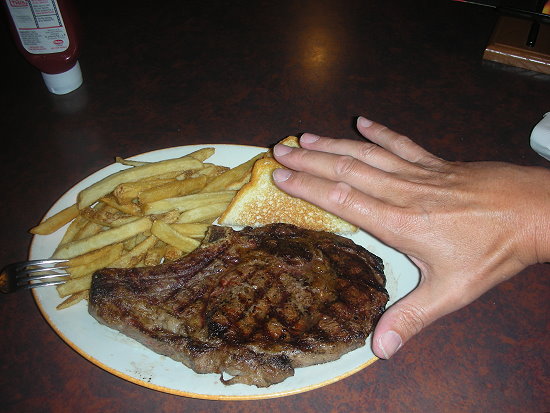 Ein Steak - ein grosses Steak Ein Steak - ein grosses Steak