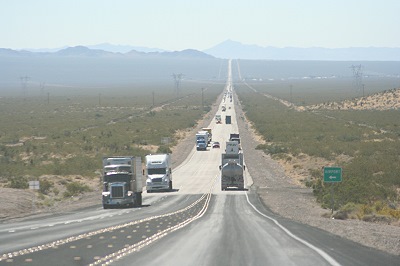 Highway 95 in südlicher Richtung
