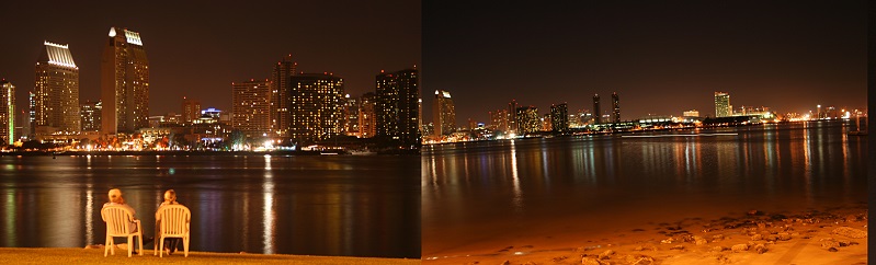 Blick auf San Diego