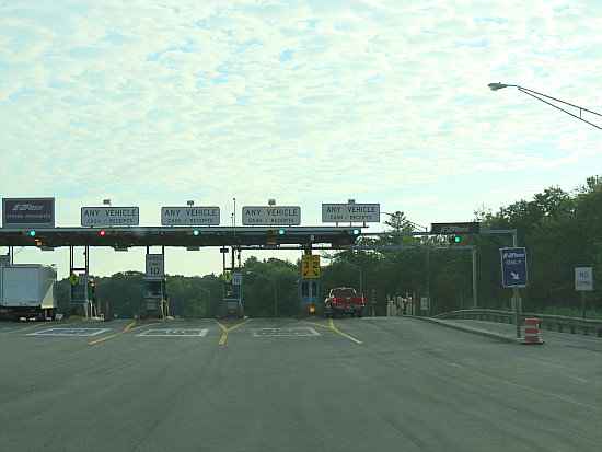 Toll Station irgendwo in New Hampshire Toll Station irgendwo in New Hampshire