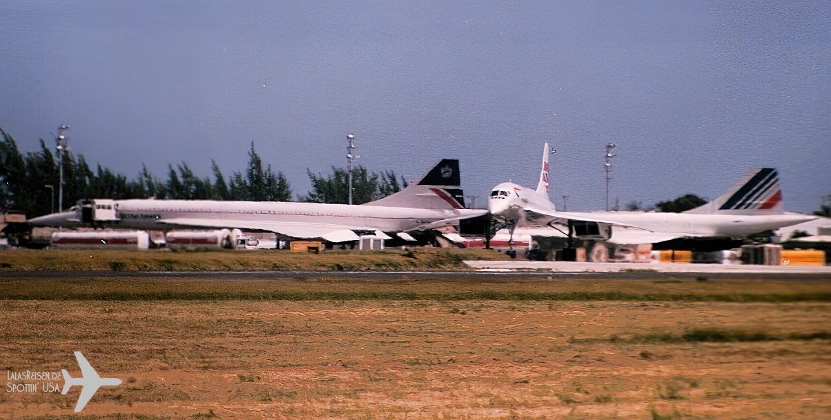 3 Concorde's am BGI am 25.12.1998 3 Concorde's am BGI am 25.12.1998