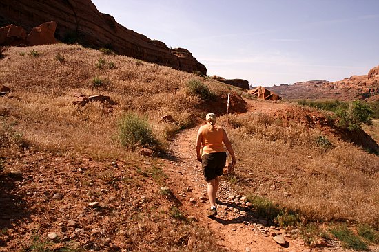 auf dem Weg zum Corona Arch auf dem Weg zum Corona Arch