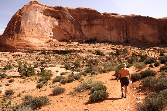 auf dem Weg zum Corona Arch auf dem Weg zum Corona Arch