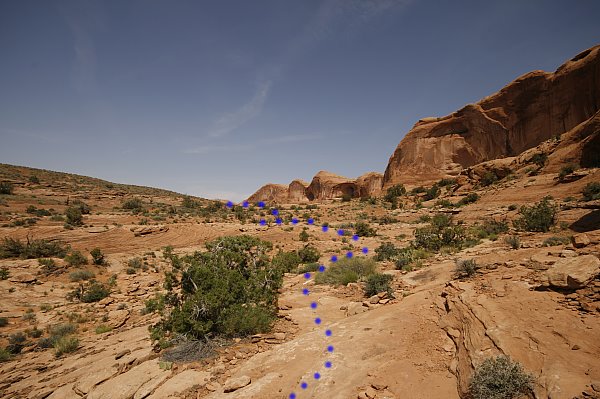 Der weitere Weg nach Hause, zum Trailhead Der weitere Weg nach Hause, zum Trailhead