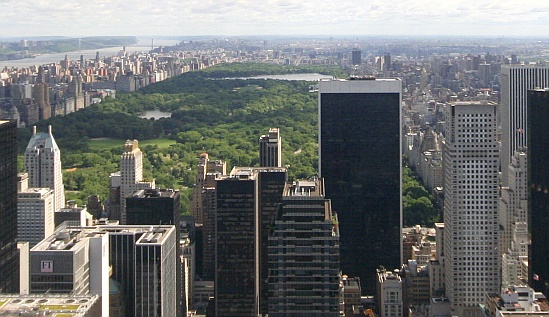 Central Park vom Top of the Rock aus gesehen Central Park vom Top of the Rock aus gesehen