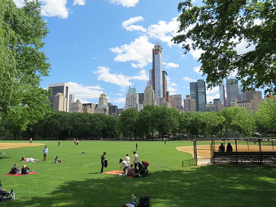 Blick aus dem Central Park